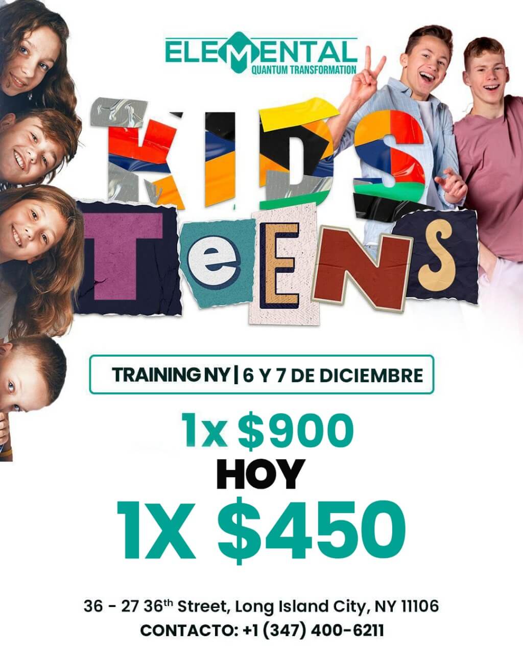 Kids & Teens 450 USD
